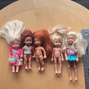 BARBIE KELLY DOLLS SOLD IN LOT